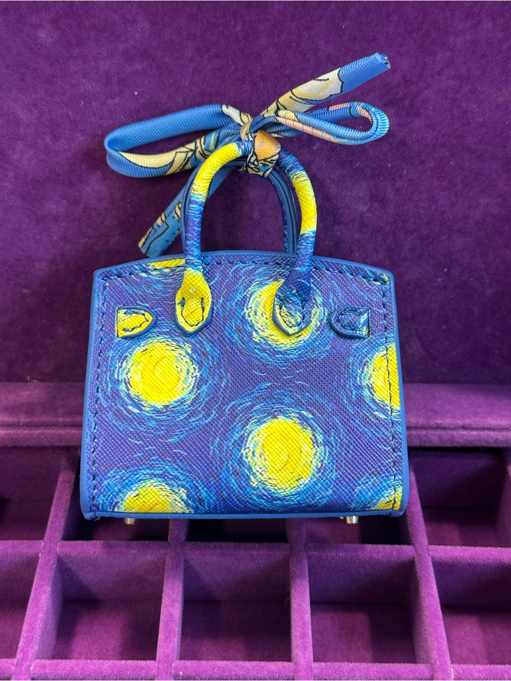 Starry Night mini bag charm - Picture 2 of 5